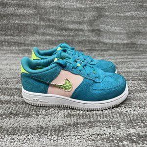 Nike Air Force 1 LV8 TD oracle blue ghost green Size 10C sneaker CJ4112 300